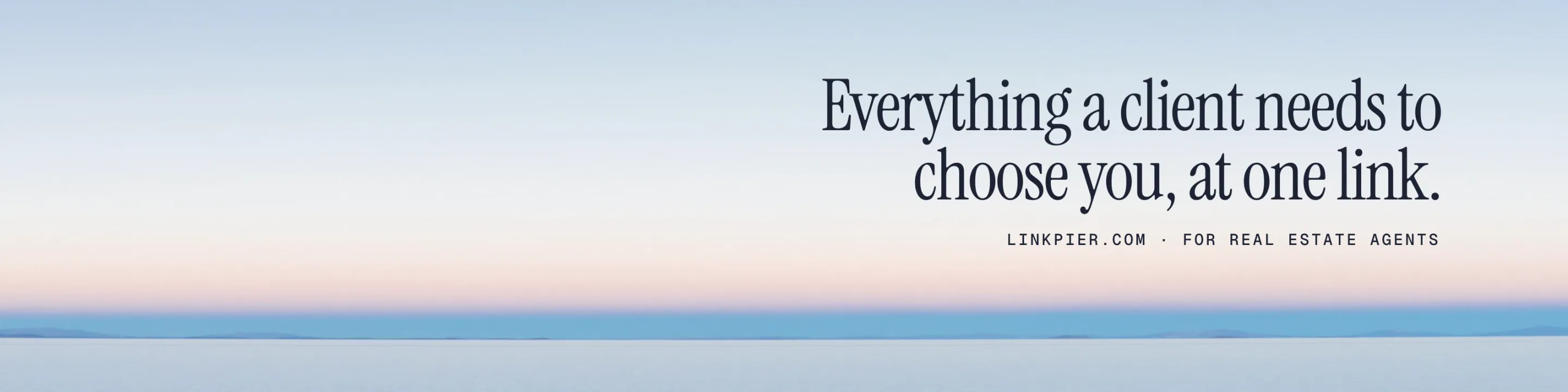 LinkedIn cover: Everything a client needs to choose you, at one link
