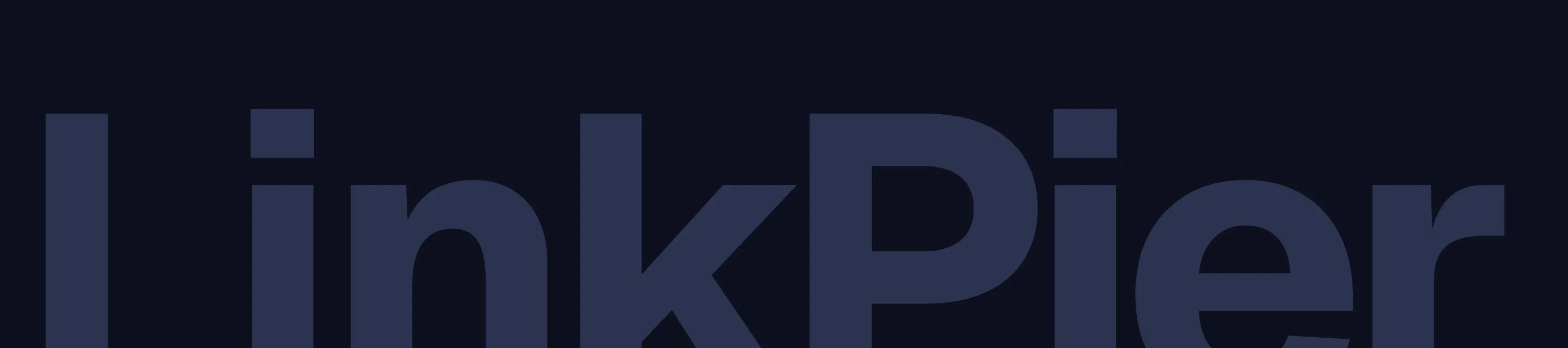 LinkPier wordmark