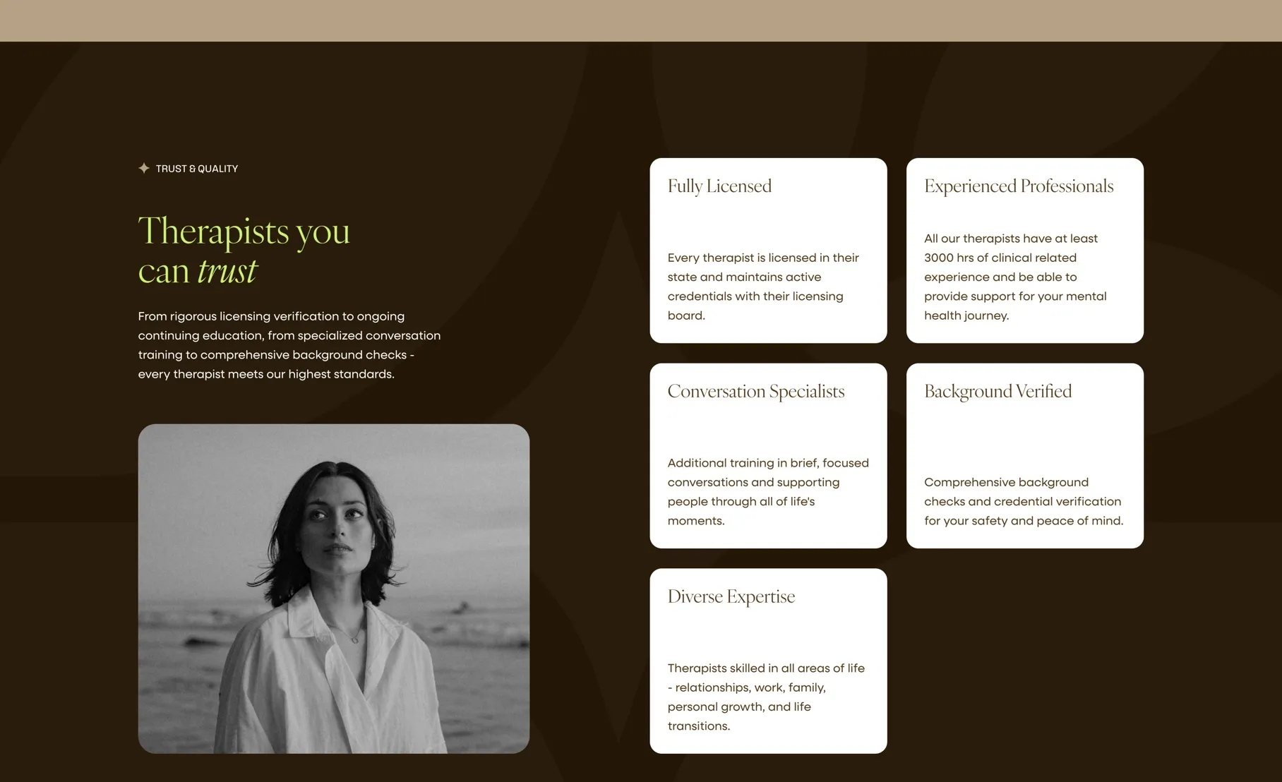Therapists you can trust